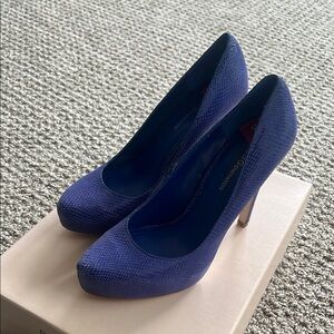 Elegant Blue High Heels